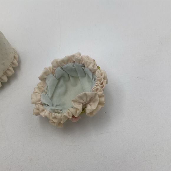 Vintage 1983 Avon Victorian Porcelain Doll 7.5”Blonde Blue Eyes - Picture 7 of 12